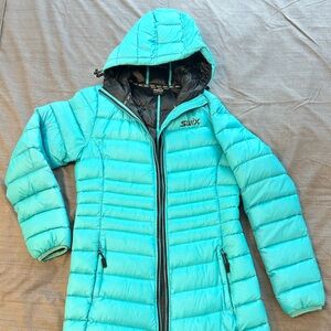 Swix Women's Teal Puffer Coat